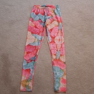 Sour candy leggings